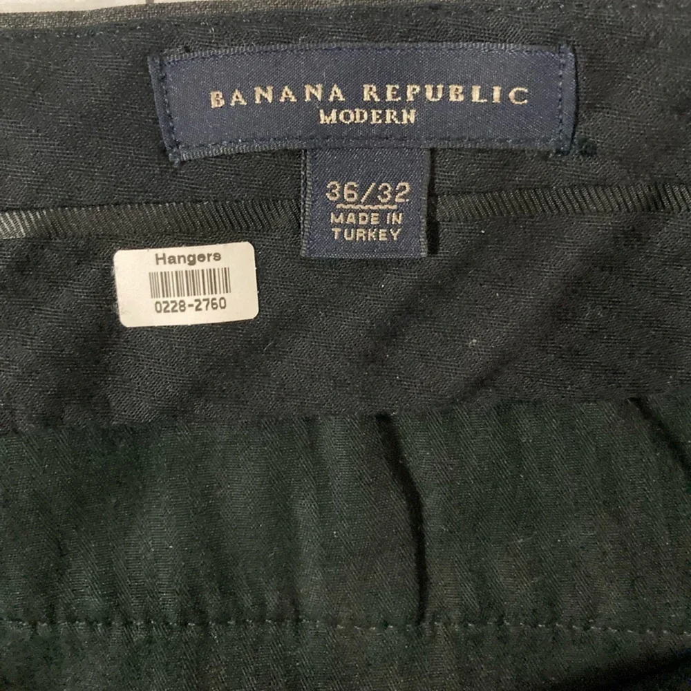 Banana Republic Men’s 36/32 Modern Charcoal Grey 100% Wool‎ Dress Pants